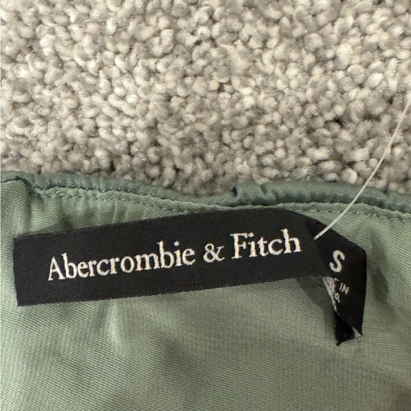 NWT Abercrombie and Fitch Strapless Trapeze Maxi Dress in Lush Green Size Small - Picture 9 of 15